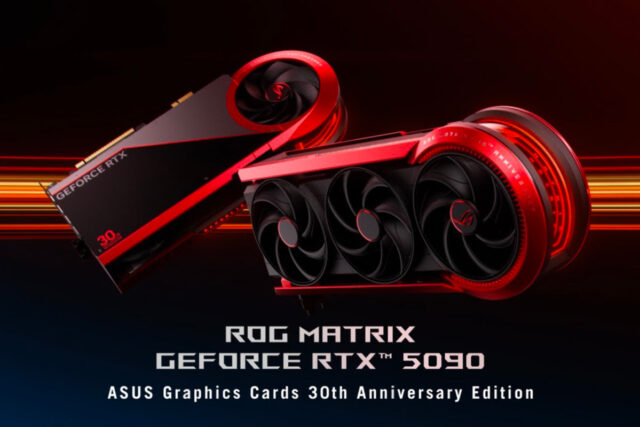 ASUS dévoile la ROG Matrix GeForce RTX 5090 pour son 30e anniversaire ROG Matrix GeForce RTX 5090