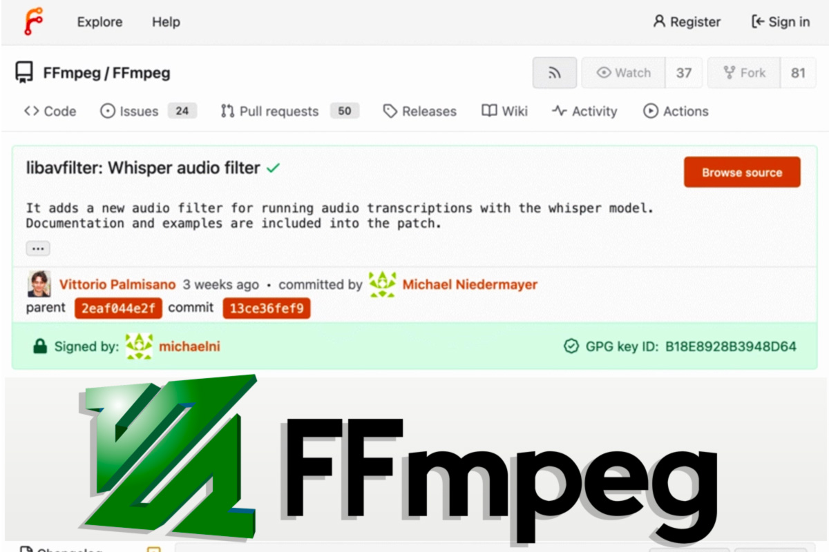 FFmpeg passe à l’IA : Whisper d’OpenAI intègre le couteau suisse du multimédia FFmpeg passe à l’IA : Whisper d’OpenAI intègre le couteau suisse du multimédia