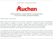 Nouvelle fuite de données chez Auchan : les cartes de fidélité compromises Auchan