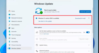 Windows 11 25H2 : ce qu’il faut savoir sur la prochaine mise à jour de Microsoft