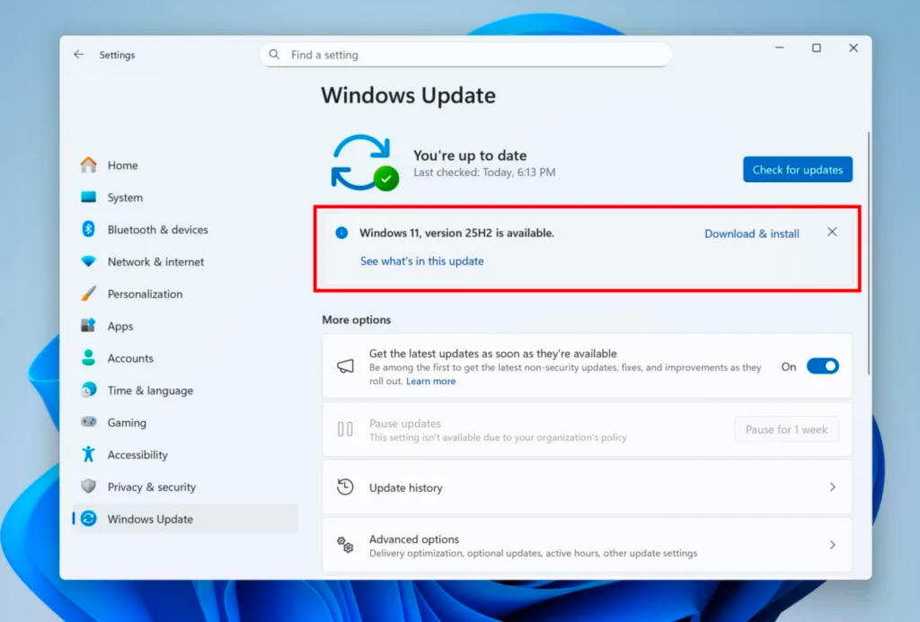 Windows 11 25H2