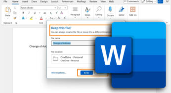 Microsoft Word active l’enregistrement automatique sans OneDrive