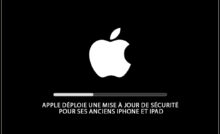 Apple déploie une mise à jour de sécurité pour ses anciens iPhone et iPad