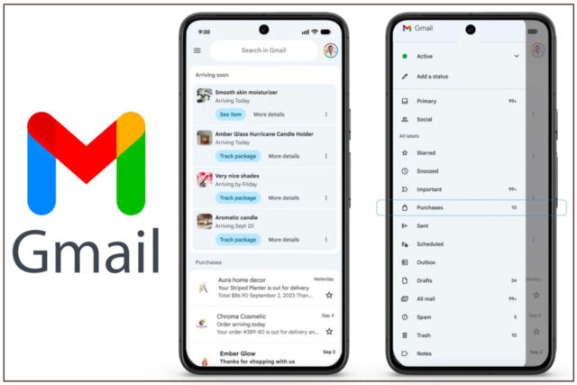 Gmail introduit un onglet Achats pour simplifier le suivi des commandes en ligne gmail-onglet-achat-et-suivi