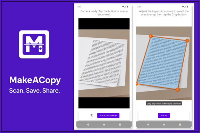 Découvrez MakeACopy : un scanner de documents Android  makeAcopy