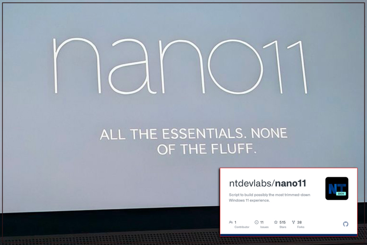 Nano11 : Une version ultra-légère de Windows 11 qui ne pèse que 2,8 Go ...