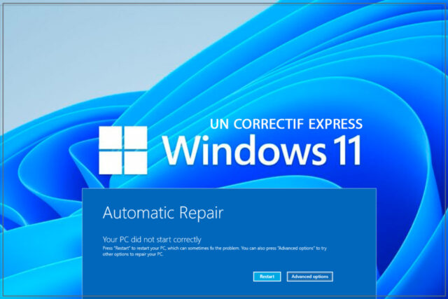 Windows 11 : un correctif express pour restaurer les périphériques USB en mode récupération correctif-express-bug-windows-11