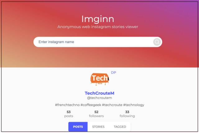 Imginn : un outil pour explorer Instagram en toute discrétion imginn-instagram-scraper