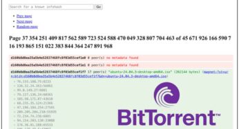Infohash.lol : Explorer l’immensité des identifiants BitTorrent