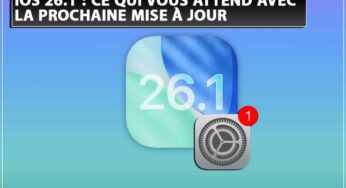 iOS 26.1 : ce qui vous attend avec la prochaine mise à jour d’Apple