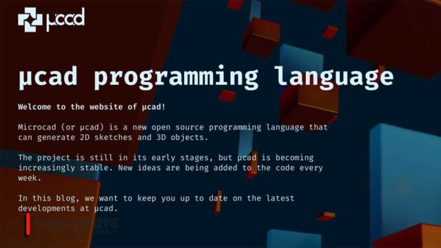 µcad (Microcad) : Un langage de description en Rust pour la modélisation 3D paramétrique microcad-modelisation