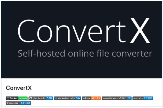 ConvertX : le convertisseur de fichiers open source à héberger soi-même convertX-convertisseur