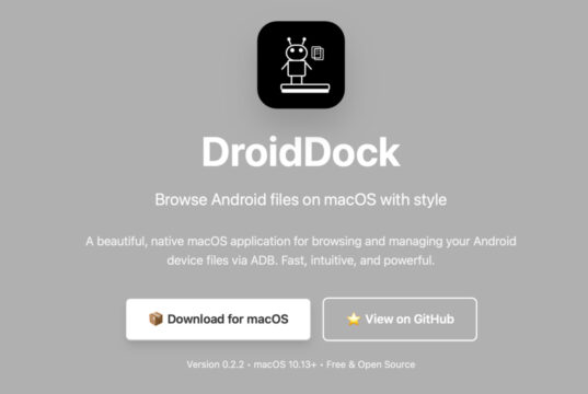Gérer les fichiers Android sur Mac avec DroidDock DroidDock