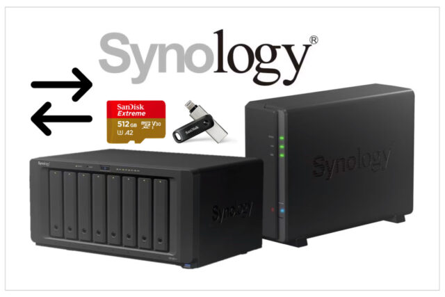 Automatiser les sauvegardes de cartes SD vers un NAS synology-backup-card-sd-usb