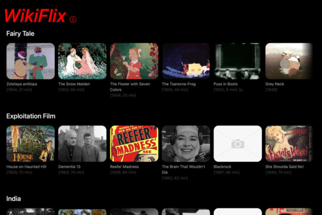 WikiFlix : le streaming gratuit et légal de milliers de films classiques wikiflix-streaming