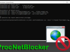 ProcNetBlocker : bloquer l’accès Internet d’un logiciel Windows en une seule commande ProcNetBlocker