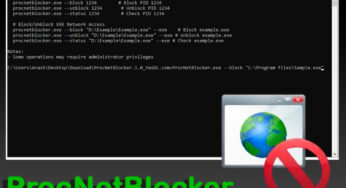 ProcNetBlocker : bloquer l’accès Internet d’un logiciel Windows en une seule commande