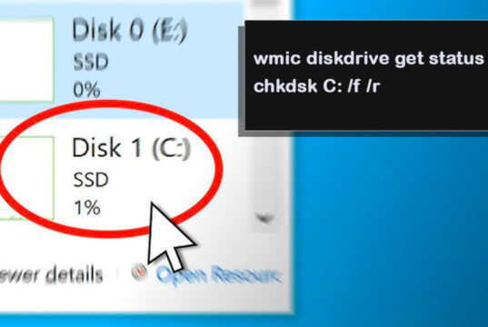 Vérifier l’état de santé de son SSD ou HDD sur Windows 11 checkdisk-health-HDD-SDD