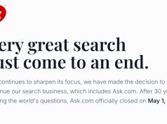 Ask.com ferme ses portes après près de 30 ans d’existence Ask.com