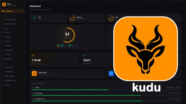 Kudu : un logiciel open source pour nettoyer et optimiser facilement son ordinateur kudu-logo