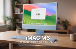 iMac M6 : Apple préparerait un nouveau tout-en-un pour la fin 2026 Écran de télévision affichant la nouvelle interface et la numérotation des chaînes de Free TV.