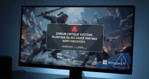 Erreur critique système : plantage du jeu causé par la mise à jour Windows 11 KB5121003