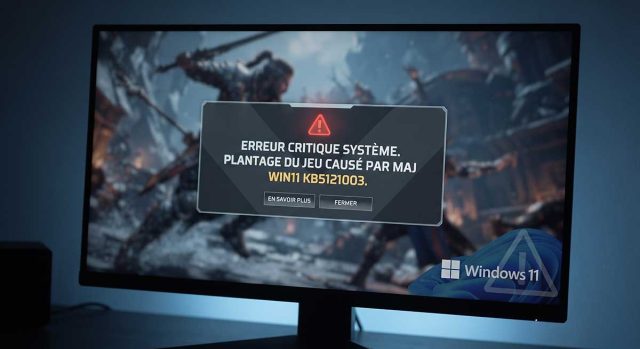Windows 11 : La mise à jour KB5121003 cause des bugs et des plantages de jeux Erreur critique système : plantage du jeu causé par la mise à jour Windows 11 KB5121003