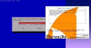 Interface de démarrage de la version stable 3.3.3-37 de Clonezilla Live sur un poste informatique.