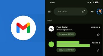Gmail simplifie la copie des codes de vérification sur Android et iOS