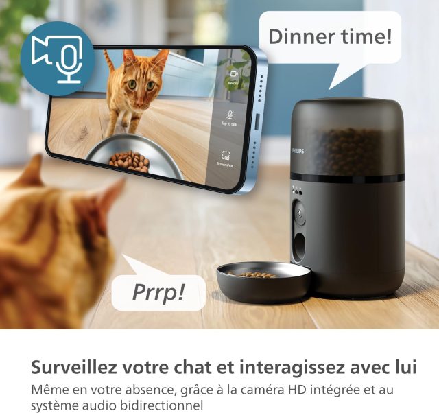 Tout savoir sur le distributeur de croquettes connecté Philips PAW5320 : fiche technique