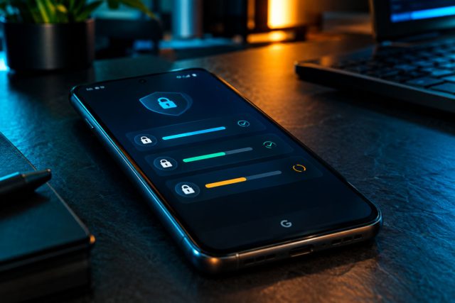 Smartphone Google Pixel affichant un écran de mise à jour de sécurité face à une faille zero-day.