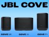 La nouvelle gamme d'enceintes connectées JBL Cove conçue pour l'audio multiroom à la maison.