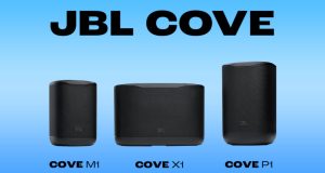 La nouvelle gamme d'enceintes connectées JBL Cove conçue pour l'audio multiroom à la maison.
