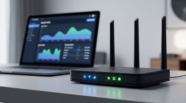 Comment limiter la bande passante WiFi des utilisateurs sur votre routeur ? Configuration d'un routeur réseau moderne pour limiter la bande passante WiFi des appareils connectés.