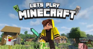 Aperçu du paysage et de la faille dimensionnelle vers The Sift, nouveau monde de Minecraft annoncé par Mojang.