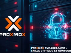 Faille critique Proxmox VE CVE-2023-54391 : contournement d’authentification et exploitation active Capture d'écran illustrant la faille de sécurité CVE-2023-54391 sur l'interface de virtualisation Proxmox VE.