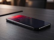 Problème d’écran du Samsung Galaxy S26 Ultra : le correctif du filtre rouge provoque des points rouges Smartphone Samsung Galaxy S26 Ultra posé sur un bureau sombre avec un défaut d'affichage rouge sur l'écran.