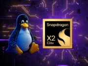 Aperçu de l'environnement Linux Debian 13 fonctionnant sur une puce Qualcomm Snapdragon X2.