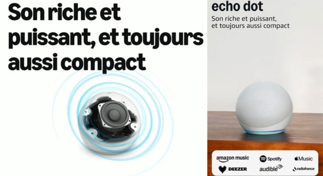 Echo Dot : l’enceinte connectée Amazon passe à 29,99 € en vente flash