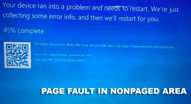 Dépannage pas à pas de l'erreur d'arrêt système Page Fault in Nonpaged Area (0x00000050) sous Windows.