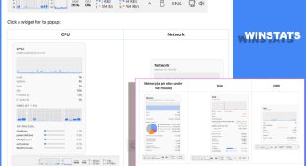winstats : surveillez l’activité de votre PC directement dans la barre des tâches