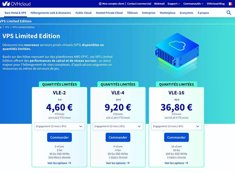Choix Vps Ovh